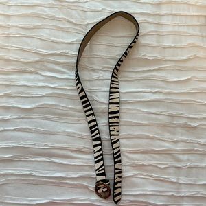 Urban Outfitters Zebra belt